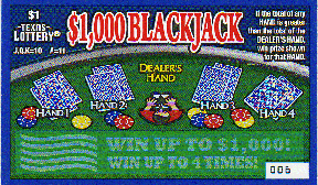 $1,000 Blackjack