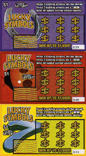 Lucky Symbols (#1) (9 Ticket Set)