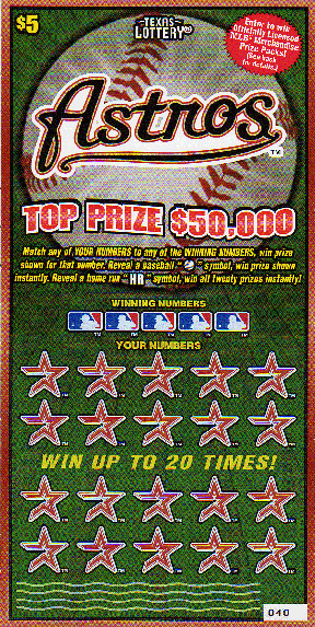 Texas Major League Baseball Series (Houston Astros) (Reissue #2)