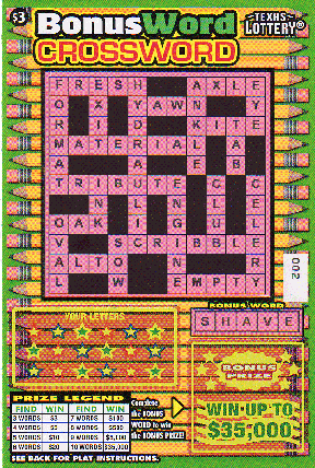 Bonus Word Crossword (Reissue #3)