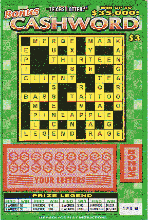 Bonus Cashword (Reissue #7)