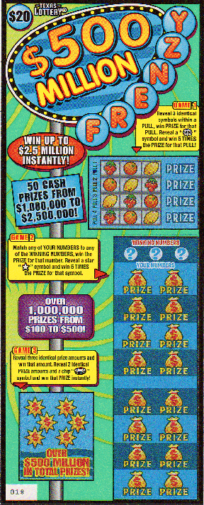 $500 Million Frenzy (2 Ticket Set)