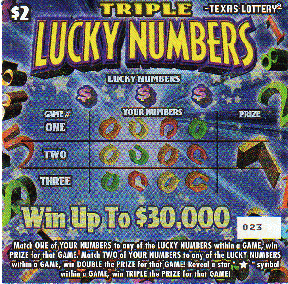 Triple Lucky Numbers