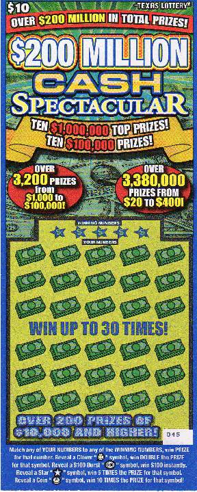 $200 Million Cash Spectacular