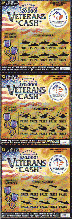 Veterans Cash (#6) (3 Ticket Set)