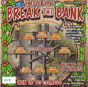 Holiday Break The Bank