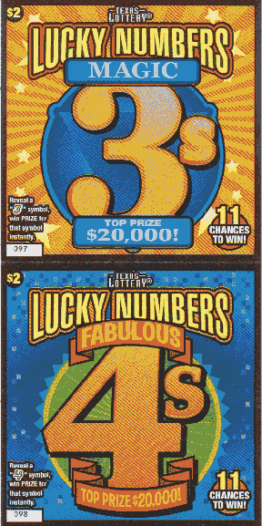 Lucky Numbers (#2) (6 Ticket Set)