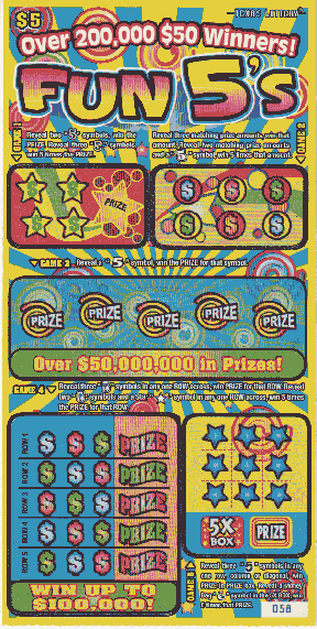 Fun 5's (#2) (2 Ticket Set)