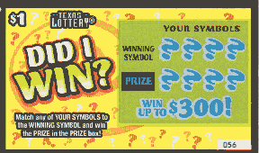 Did I Win? (Promotional Ticket)