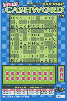 Bonus Cashword (Reissue #11)