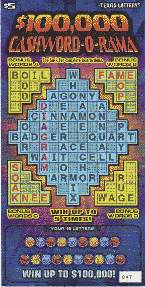 $100,000 Cashword-O-Rama (#2)