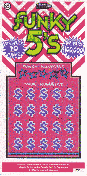 Funky 5's (#3) (4 Ticket Set)