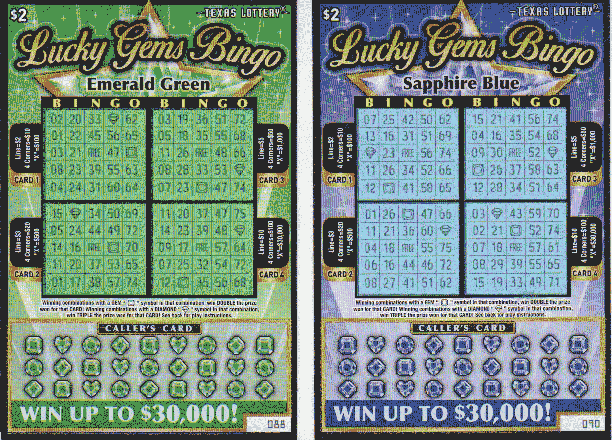 Lucky Tems Bingo (#3) (4 Ticket Set)