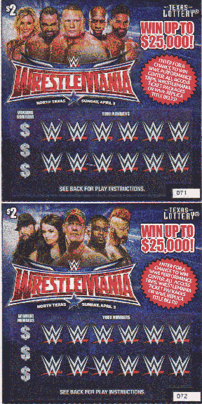 WWE (5 Ticket Set)