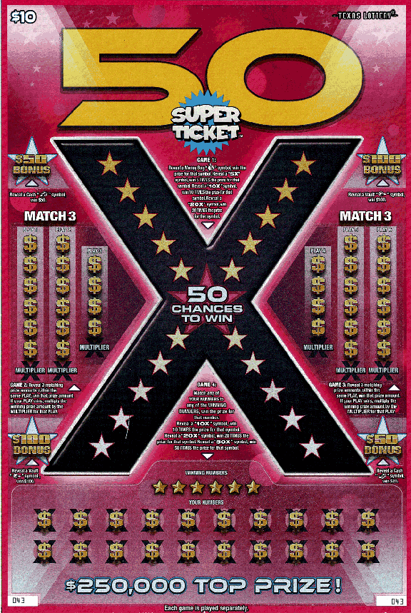 50X Super Ticket