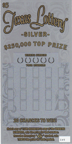Texas Lottery Silver