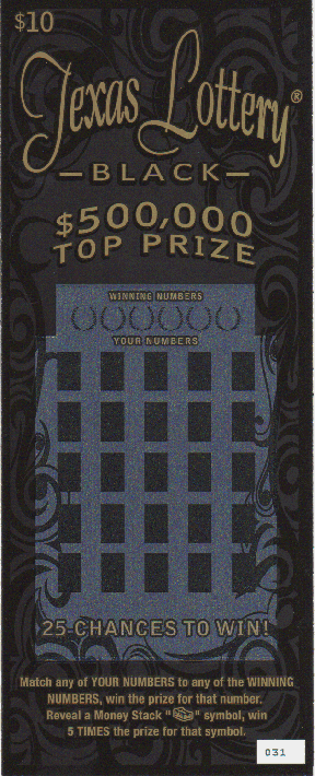 Texas Lottery Black (#5)