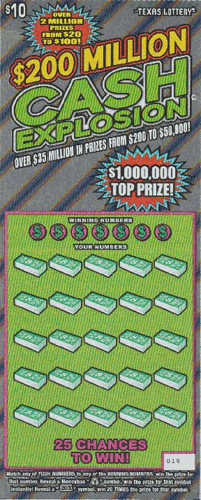 $200 Million Cash Explosion (3 Ticket Set)