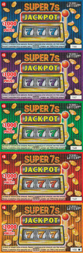Super 7's Jackpot (5 Ticket Set)