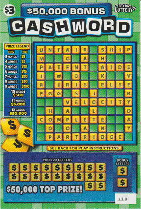 $50,000 Bonus Cashword (#3)