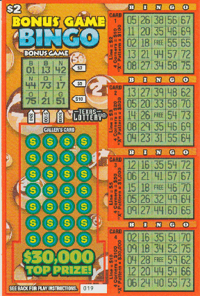 Bonus Game Bingo (#1)