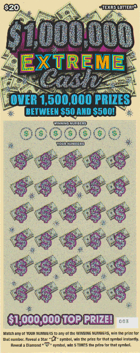 $1,000,000 Extreme Cash (#1)