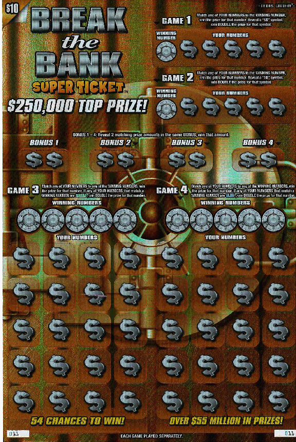 Break The Bank Super Ticket (#2)