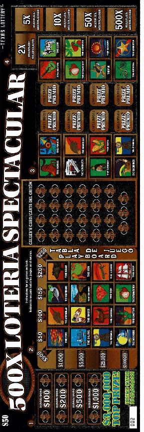 500X Loteria Spectacular (#4)