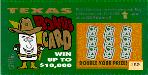 Texas Bonus Card (Reissue #2)