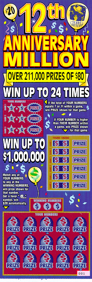 12th Anniversary Million