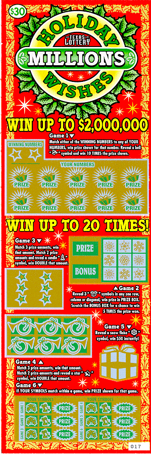 Holiday Millions Wishes