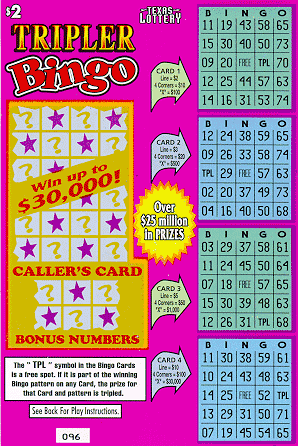 Tripler Bingo (Reissue #2)