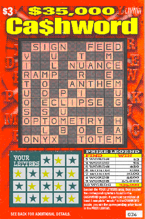 $35,000 Cashword (Reissue #3)