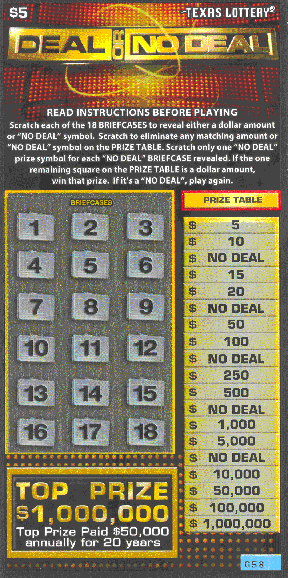 Deal Or No Deal (Issue #1)