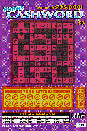 Bonus Cashword (purple) (Reissue #2)