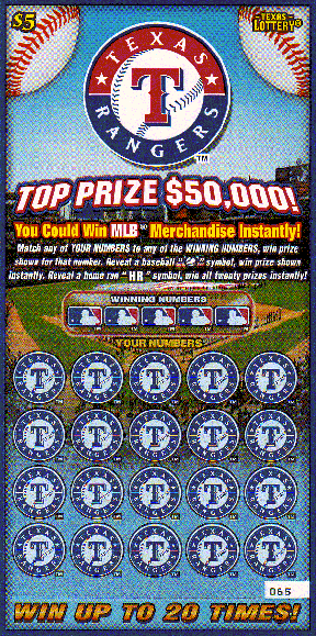 Texas Major League Baseball Series (Texas Rangers) (Issue #1)