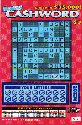 Bonus Cashword (Red) (Reissue #3)