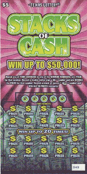 Stacks of Cash (#4) (3 Ticket Set)
