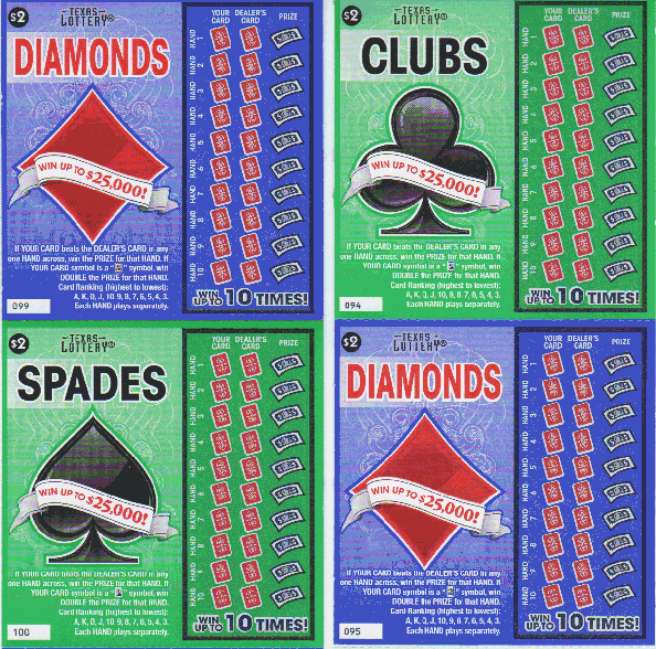 Card Suits (4 Ticket Set)