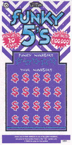 Funky 5's (#3) (4 Ticket Set)