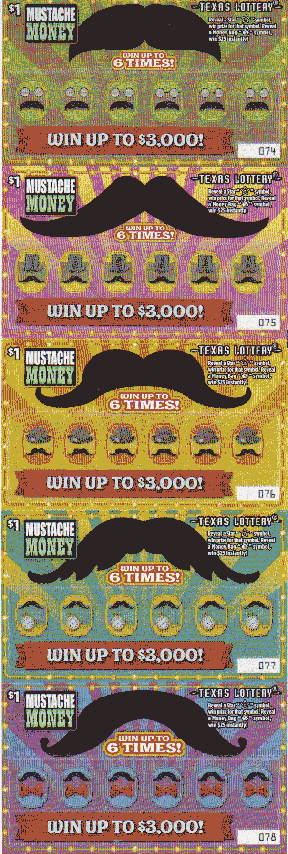 Mustache Money (5 Ticket Set)