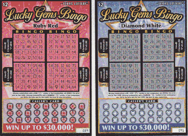 Lucky Tems Bingo (#3) (4 Ticket Set)