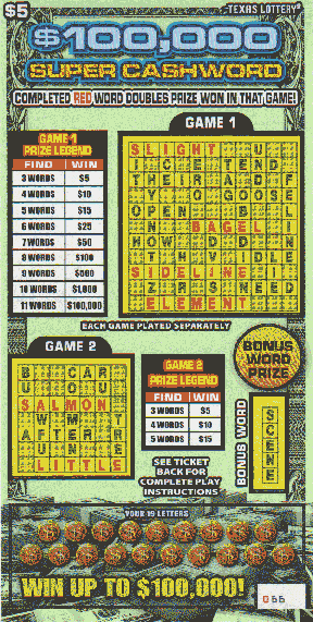 $100,000 Super Cashword