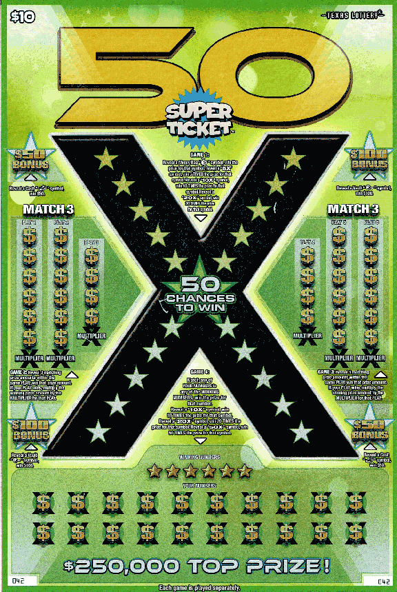 50X Super Ticket