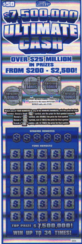 $7,500,000 Ultimate Cash