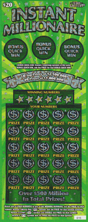 Instant Millionaire (3 Ticket Set)