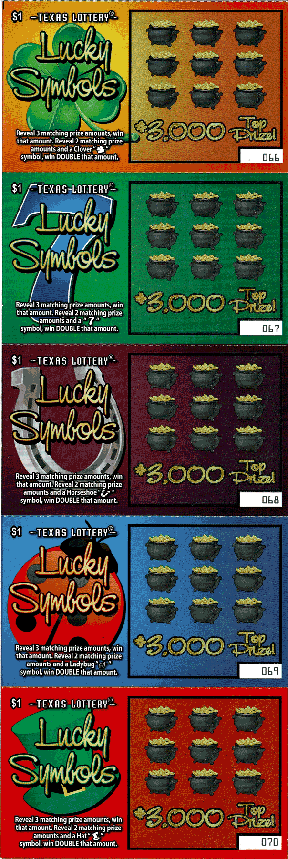 Lucky Symbols (5 Ticket Set) (#3)