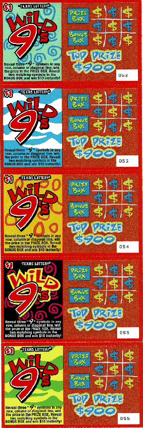 Wild 9's (5 Ticket Set)
