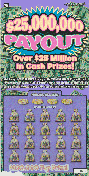 $25,000,000 Payout