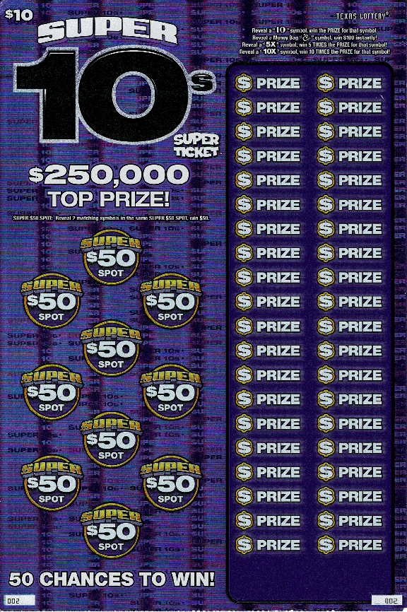 Super 10s Super Ticket
